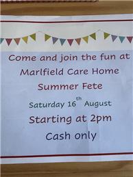 Marfields Care Home - Summer Fete