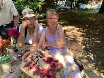 Crafty folk down in the town park