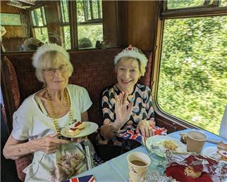 Watercress Line tea and scones trip