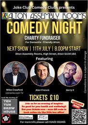 Comedy Night 11th July - Laughter is the best medicine!