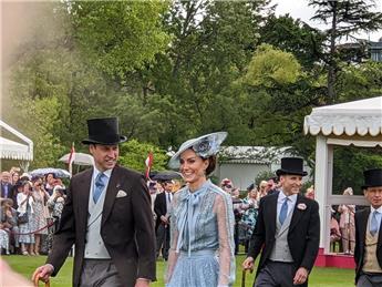 Buckingham Palace Garden Party attendance